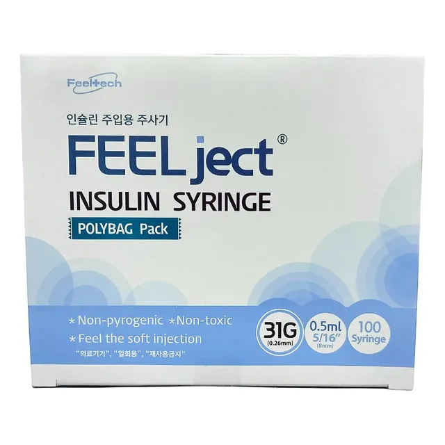 Jeringa Para Insulina 31g X 8mm 100 Und