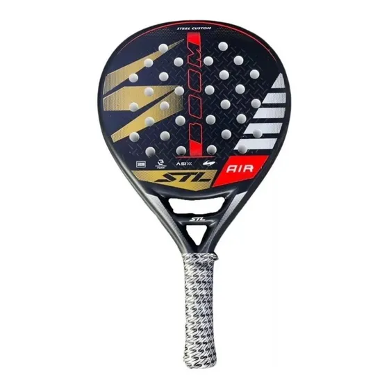 Paletas De Padel Steel Custom Air Boom Europa +cubre Grip