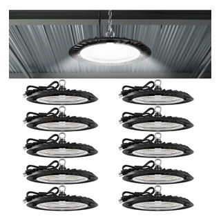 Paquete De 10 Luces Led Ufo 19500 Lm 150w 5000k Ip65 Paquete De 10 Luces Led Ufo 19500 Lm 150w 5000k Ip65