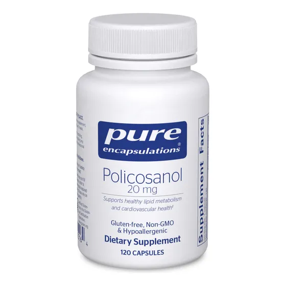 Suplemento Pure Encapsulations De Policosanol, 20 Mg, 120 Cá