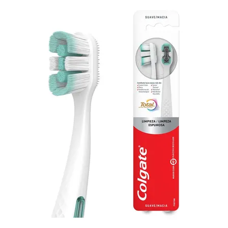 Pack X2 Cepillos Dentales Colgate Limpieza Espumosa