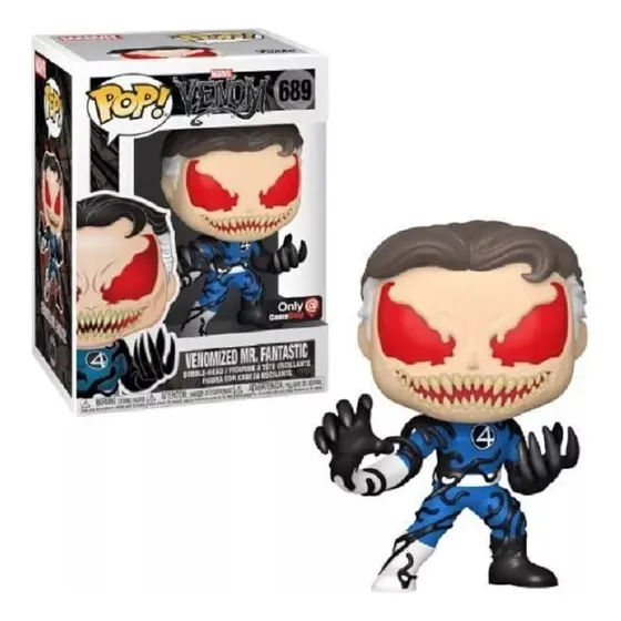 Funko Pop Venomized Mr Fantastic #689 Only Game Stop Edition