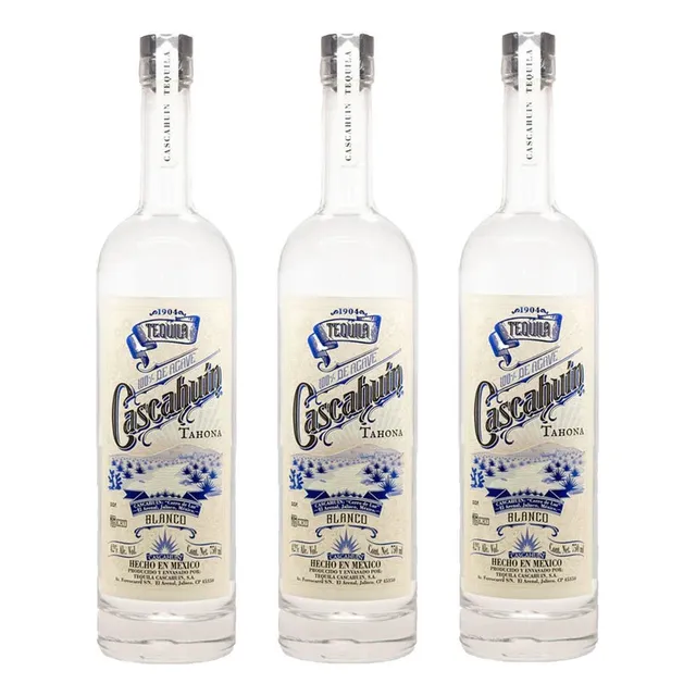 3x2 Tequila Cascahuin Tahona 750 Ml