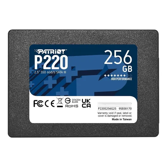 Disco Ssd Patriot P220 256gb Sata 3 2.5  Disco Solido