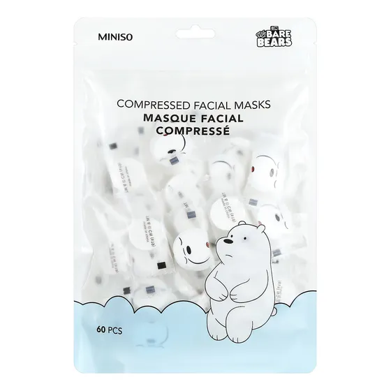 We Bare Bears - Mascarilla Facial Comprimida (polar)