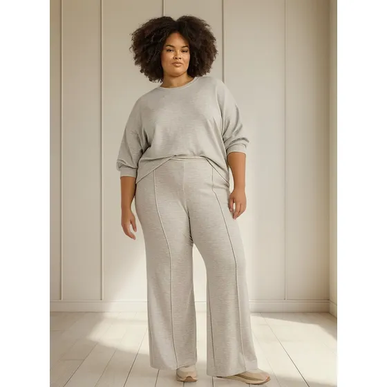 Pantalón Plus Size Especiales Recto Deportivo