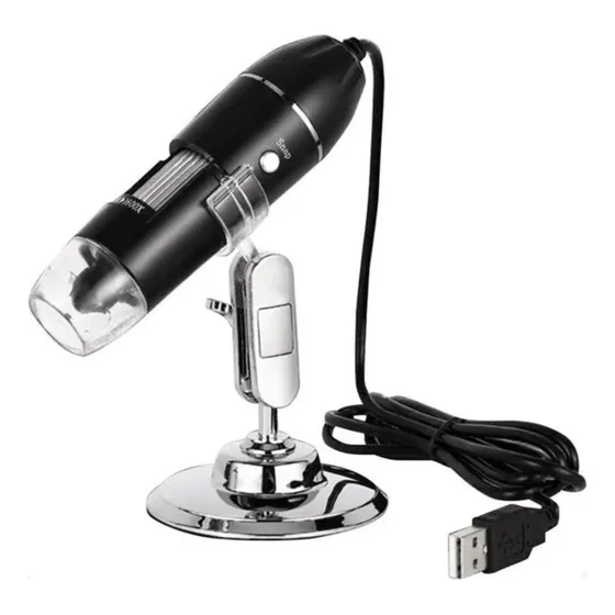 Microscópio Digital Profissional Portátil Zoom 1600x Usb