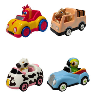 La Granja De Zenon Coches De Juguete Para Niños, 4 Pcs La Granja De Zenon Coches De Juguete Para Niños, 4 Pcs