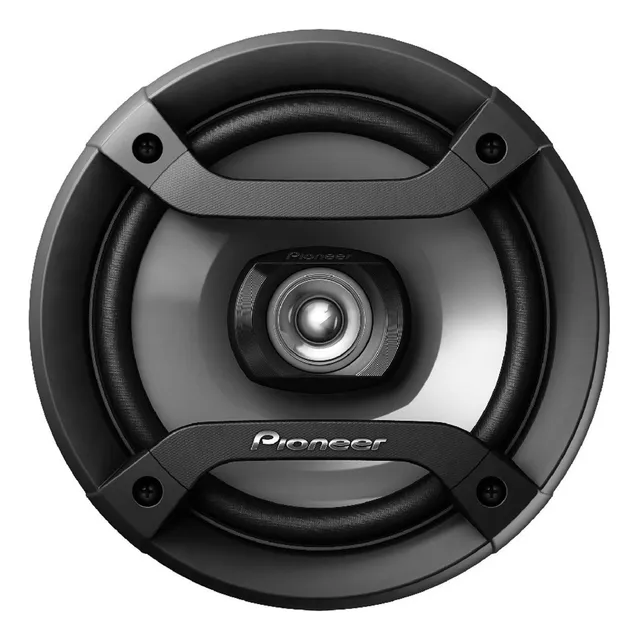 Parlante tipo parlante Pioneer TS-F1634R para auto/camioneta color negro de 4Ω 6" x 6" x 6.5 " x 2 unidades