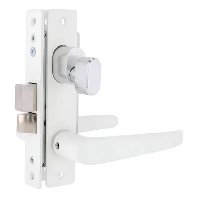 Cerradura Chapa Puerta Aluminio Phillips 510t Mc Blanco