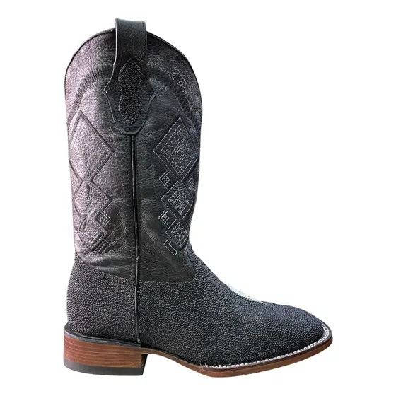 Bota Vaquera Bulldog Mantarraya Macho Piel Genuina Caballero