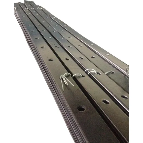 Pletina Perforada 1.1/2x3/16 Hueco Redondo 1/2  / 5/8  6mts