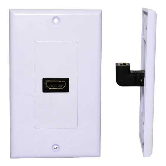 Bolsa 10 Pza Placa De Pared De Un Puerto Hdmi Xcase