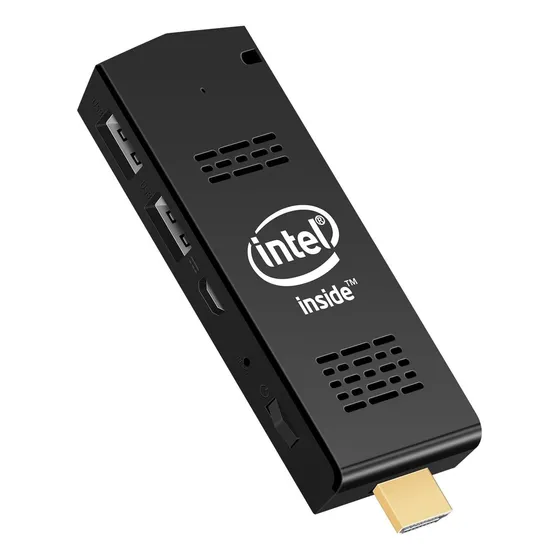 Mini Pc Intel Pocket Stick Atom Z8350 64gb 4k Preto