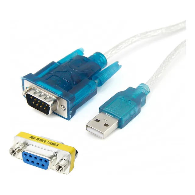 Cable Adaptador Usb A Serial Rs232/db9 1.2m + Cambio Género
