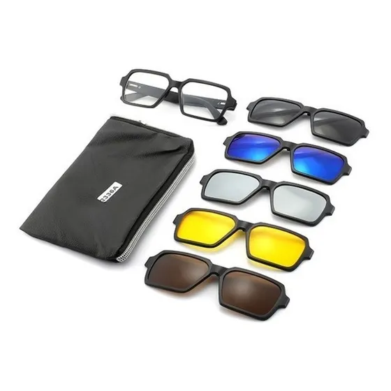 Lentes Oftálmicos 5 Micas Intercambiables Modelo 2336a