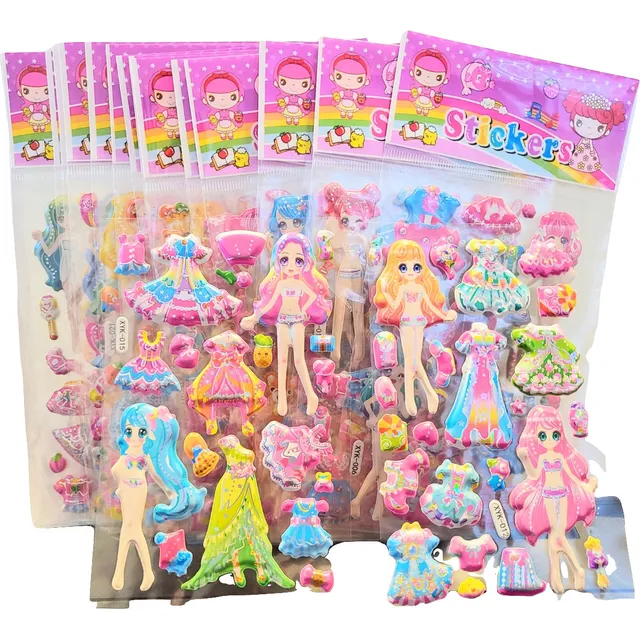Todo Chile Compra Pack 10 Stickers 3d Cumpleaños