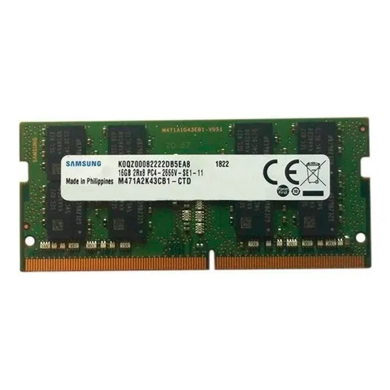 Memória RAM verde 16GB 1 Samsung M471A2K43CB1-CTD