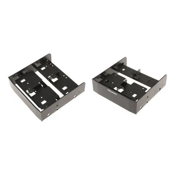 2pcs 5.25in Ssd Drive Para 2.5 / 3.5in Bay Kit De Suporte De
