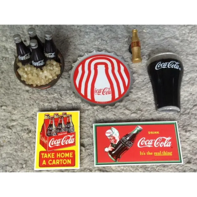 Imanes De Nevera. Logo Coca-cola.