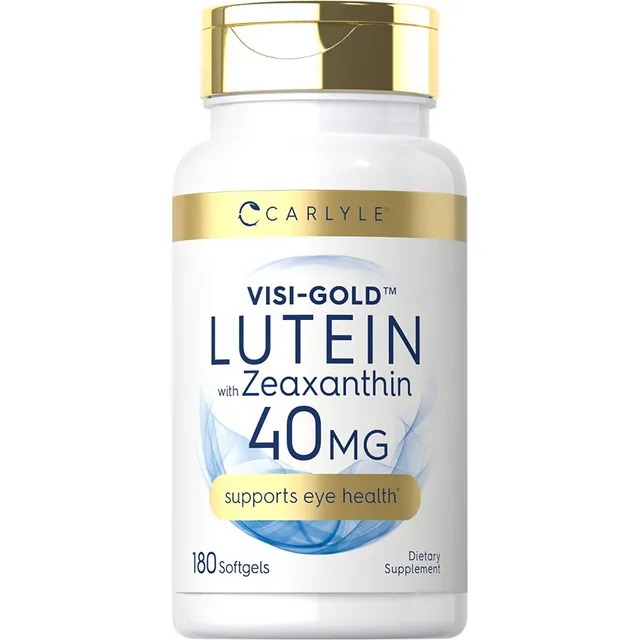 Luteína Y Zeaxantina 40 Mg Carlyle 180 Capsulas Blandas Sabor Neutro