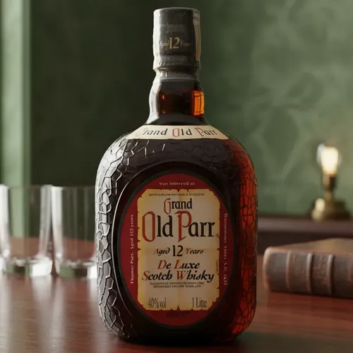 Grand Old Parr 12 Anos De Luxe Scotch Whisky Anos 80/90 Raro