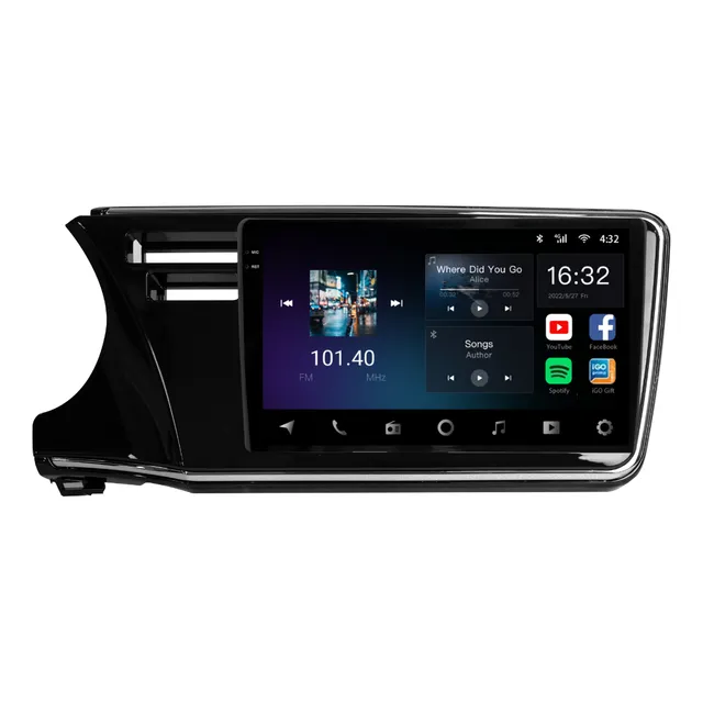 Multimídia Aikon Core Red Honda City 2015 A 2020 2ram 64gb 9