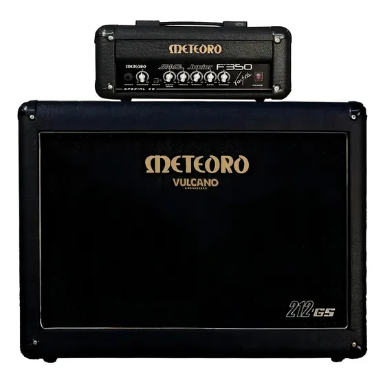 Amplificador Meteoro Guitar F-350 + Caixa 212gs 12 Polegadas Cor Preto 110V/220V