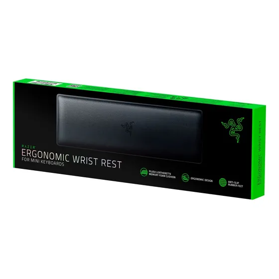 Descanso De Pulso Razer Ergonômico Para Miniteclados, Espuma