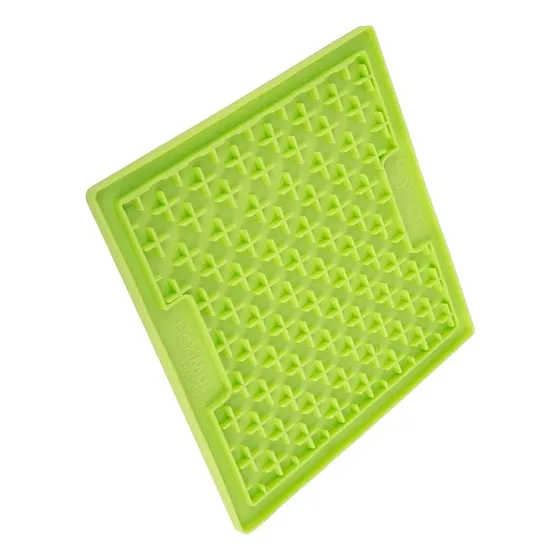 Comedero Lickimat Buddy Borracha Verde Antiahogo Antideslizante Plegable | Cuotas sin interés