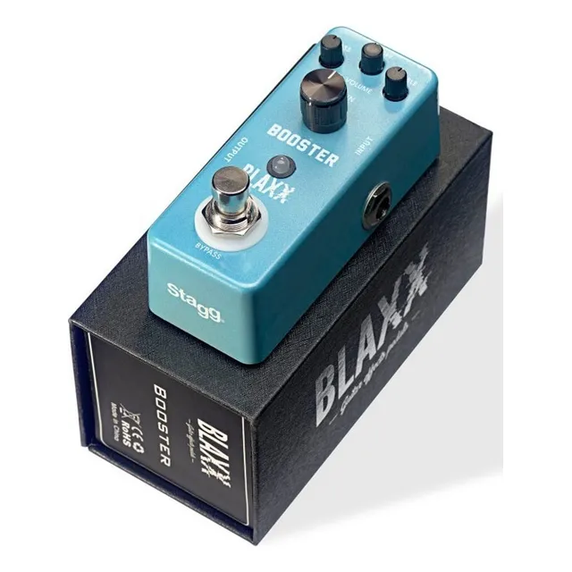 Pedal De Efecto Stagg Blaxx Boost Micro Booster P/ Guitarra