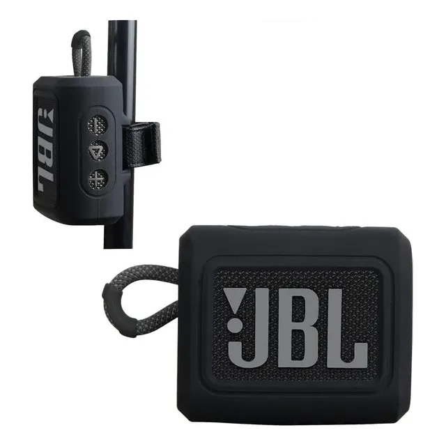 Funda Protectora De Silicona P/bocina Jbl Go 3 P/bicicleta