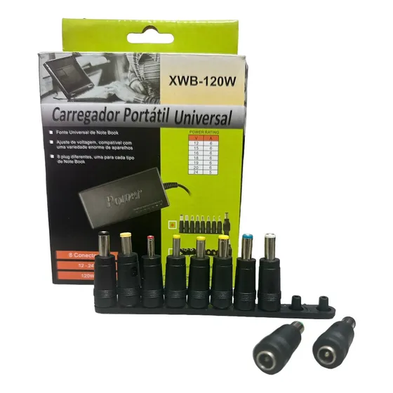 Fonte Carregador Universal Notebook 120w