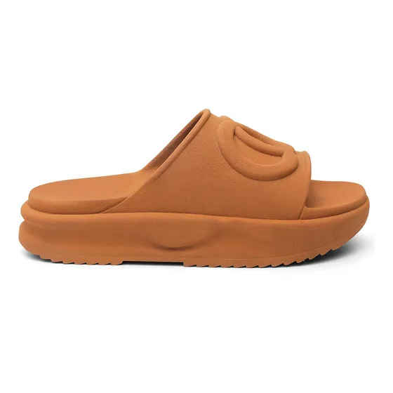Slide Papete Marrom Chinelo Estilo Nuvem Confortável Barato