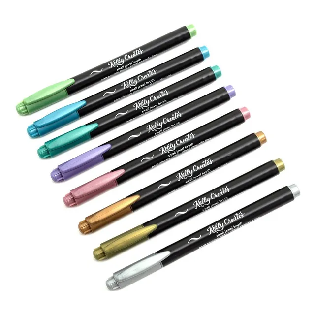 8 Plumones Jewel Tones | Kelly Creates Small Brushes Pen