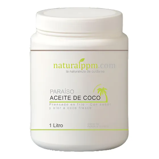 Aceite De Coco Extra Virgen Orgánico Prensada Al Frío 1 Lt