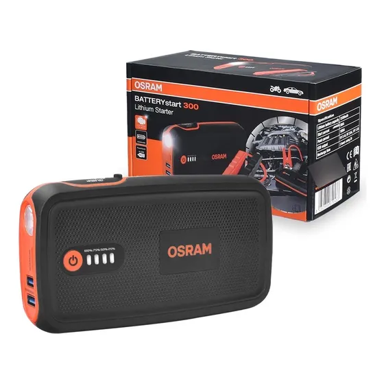 Auxiliar Partida Power Bank Portátil Osram Batterystart 300
