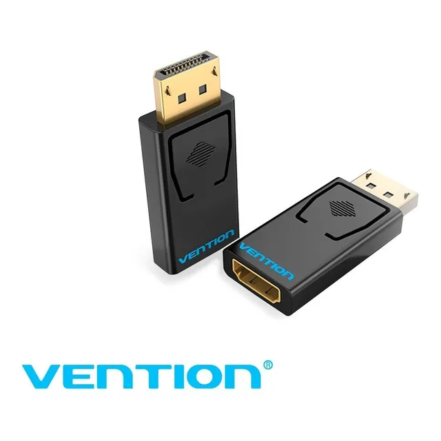 Adaptador Dispalyport Vention Dp Macho A Hdmi Hembra Laptop