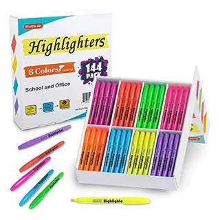 Resaltadores Shuttle Art , Compatible Con Adulto Y Niño. Resaltadores Shuttle Art , Compatible Con Adulto Y Niño.