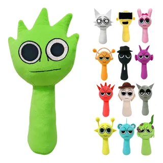 B- 13 Juguetes De Peluche Suave Sprunki,regalo Para Niños Y B- 13 Juguetes De Peluche Suave Sprunki,regalo Para Niños Y