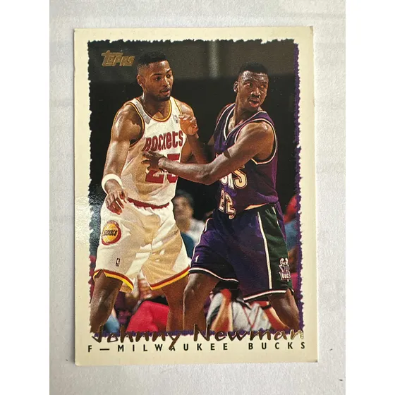 Tarjeta Coleccionable Nba - Johnny Newman - Milwaukee Bucks