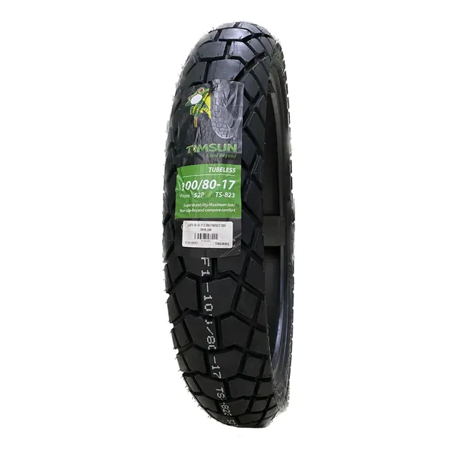 Llanta Timsun 100-80-17 Tl Sellomatic Doble Proposito Ts823