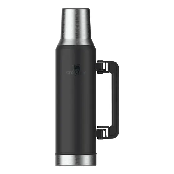 Termo Stanley Mate System 1,6 Lts Tapa Mate Con Pico Cebador Color Negro