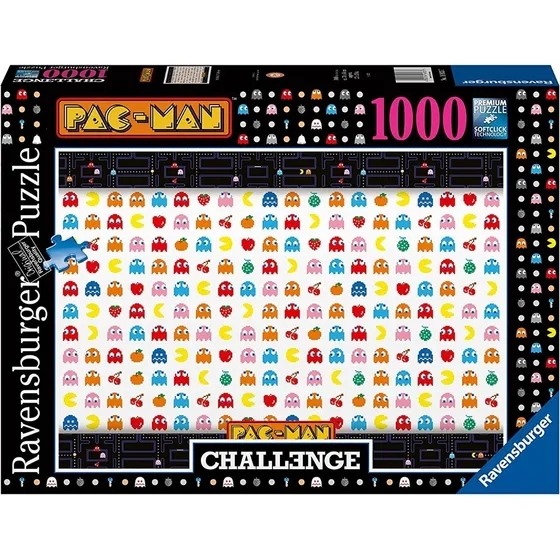 Rompecabezas Puzzle Ravensburger Pac Man Challenge 1000 Pz