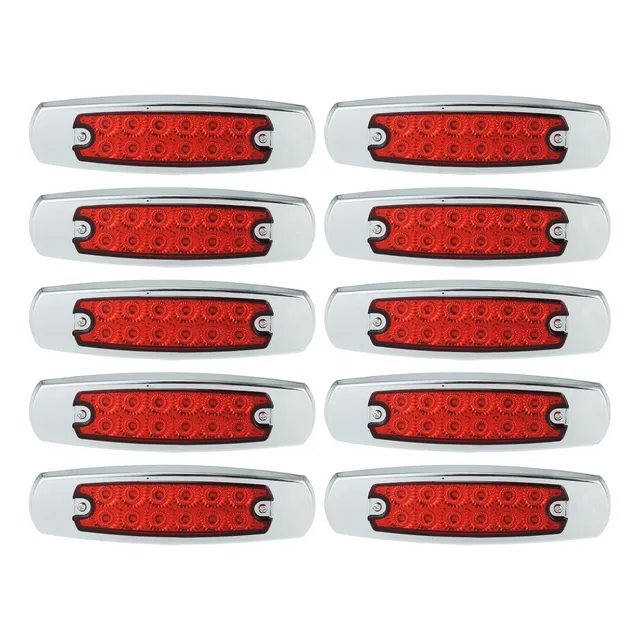 Focos Luces Laterales Posición Trocha Led Camión 12v 24v X10