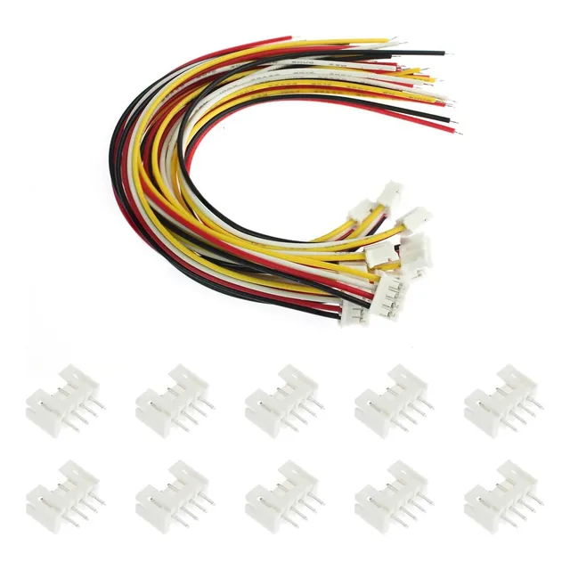Conector Jst 20 Ph, 4 Ph, 4 Pines, 10 Unidades, Incluye 5 4