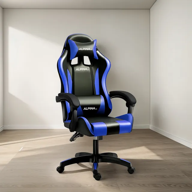 Silla Gamer Alpina Ergonómica Giratoria Reclinable ft-088