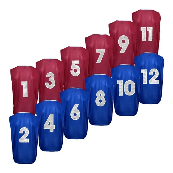 Coletes Numerados, Futebol, Treino. 6 Peças + 6 Peças