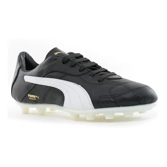 Nuevos Botines Futbol Puma Borussia Negro 100% Cuero Vacuno