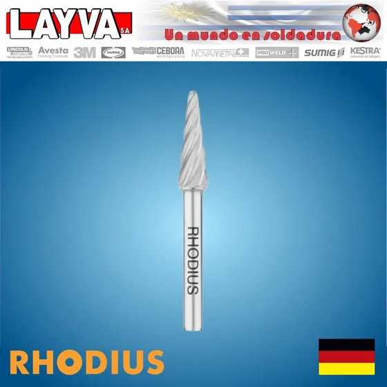 791473 Fresa P/aluminio 9,6x30x6x76 Rhodius Alemania Layva